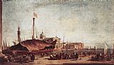 The Piazzetta, Looking toward San Giorgio Maggiore by Francesco Guardi
